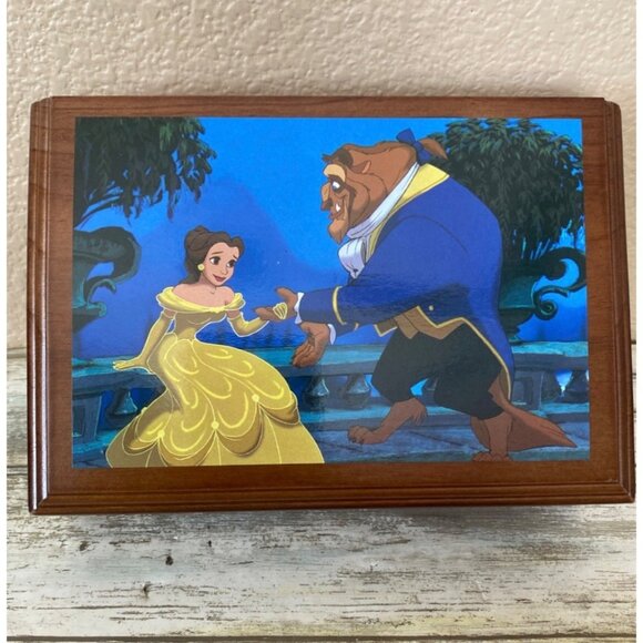 Disney Beauty & Beast Collector Club V Ltd Ed Fossil Watch & Music Box Set 1996 - Picture 1 of 16